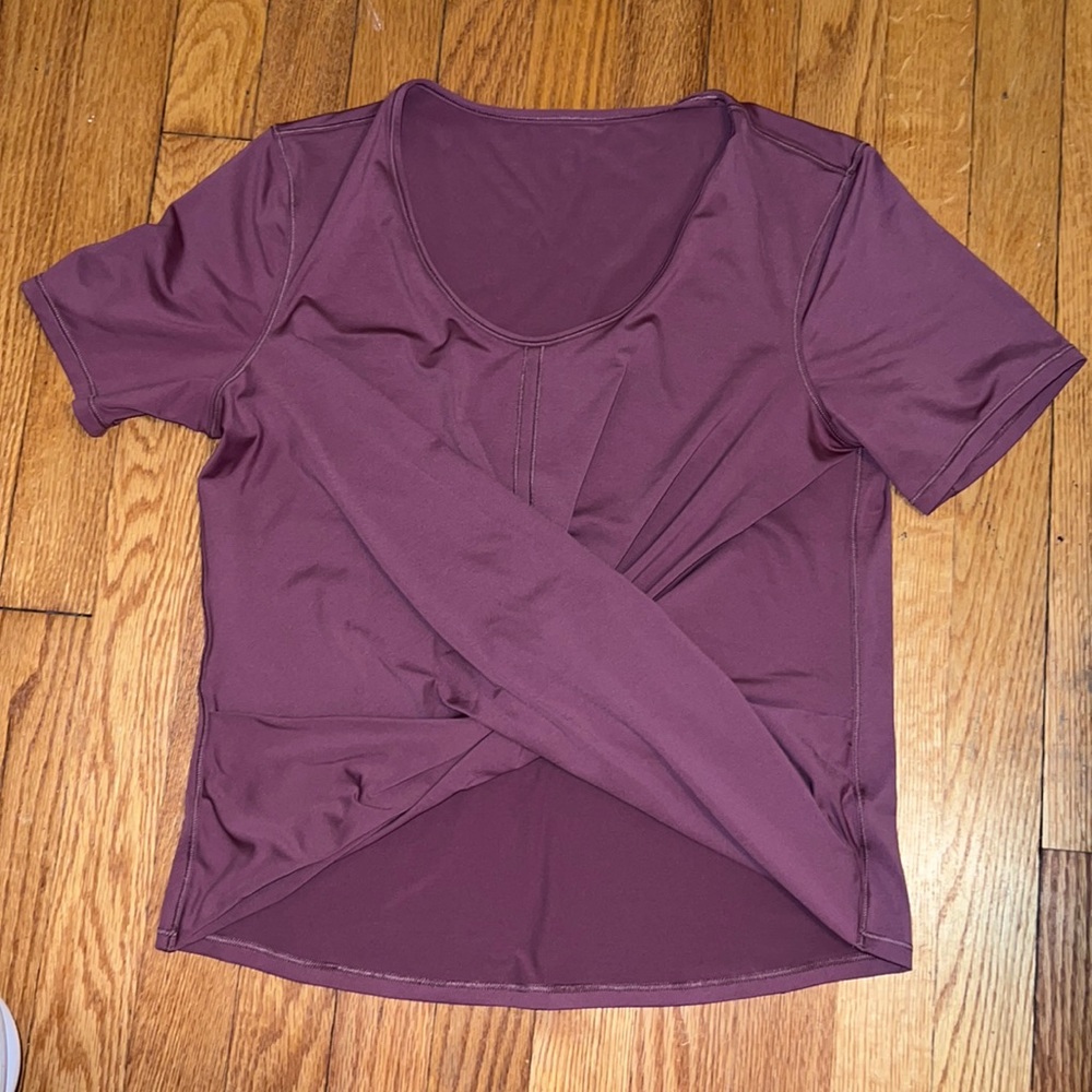 Lululemon Cropped Cross Over Shirt